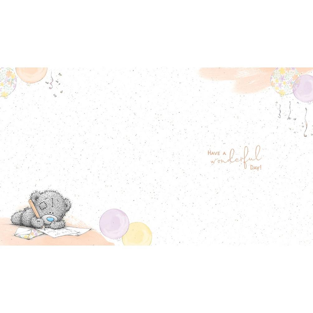 Sending Love Me to You Bear Birthday Card Extra Image 1